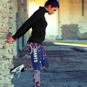 Colorful Summer With Wave New York Giants Leggings