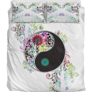 Colorful Yin Yang Duver Duvet Cover and Pillowcase Set Bedding Set