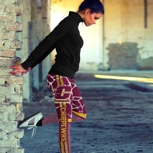 Cool Air Lighten Attractive Kind Central Michigan Chippewas Leggings