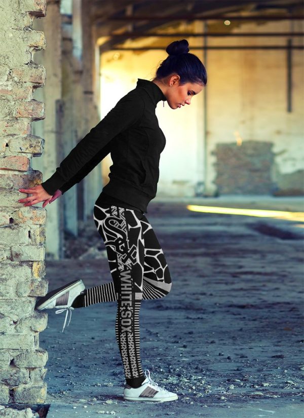 Cool Air Lighten Attractive Kind Chicago White Sox Leggings