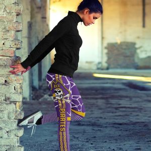 Cool Air Lighten Attractive Kind East Carolina Pirates Leggings