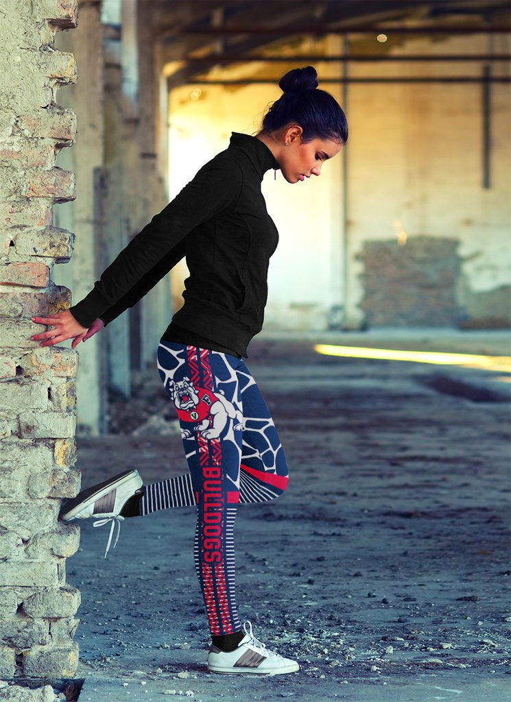 Cool Air Lighten Attractive Kind Fresno State Bulldogs Leggings Cool Air Lighten Attractive Kind Fresno State Bulldogs Leggings