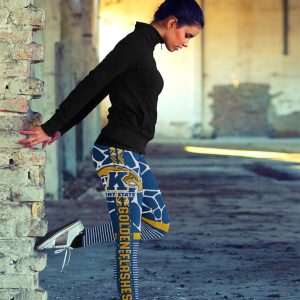 Cool Air Lighten Attractive Kind Kent State Golden Flashes Leggings
