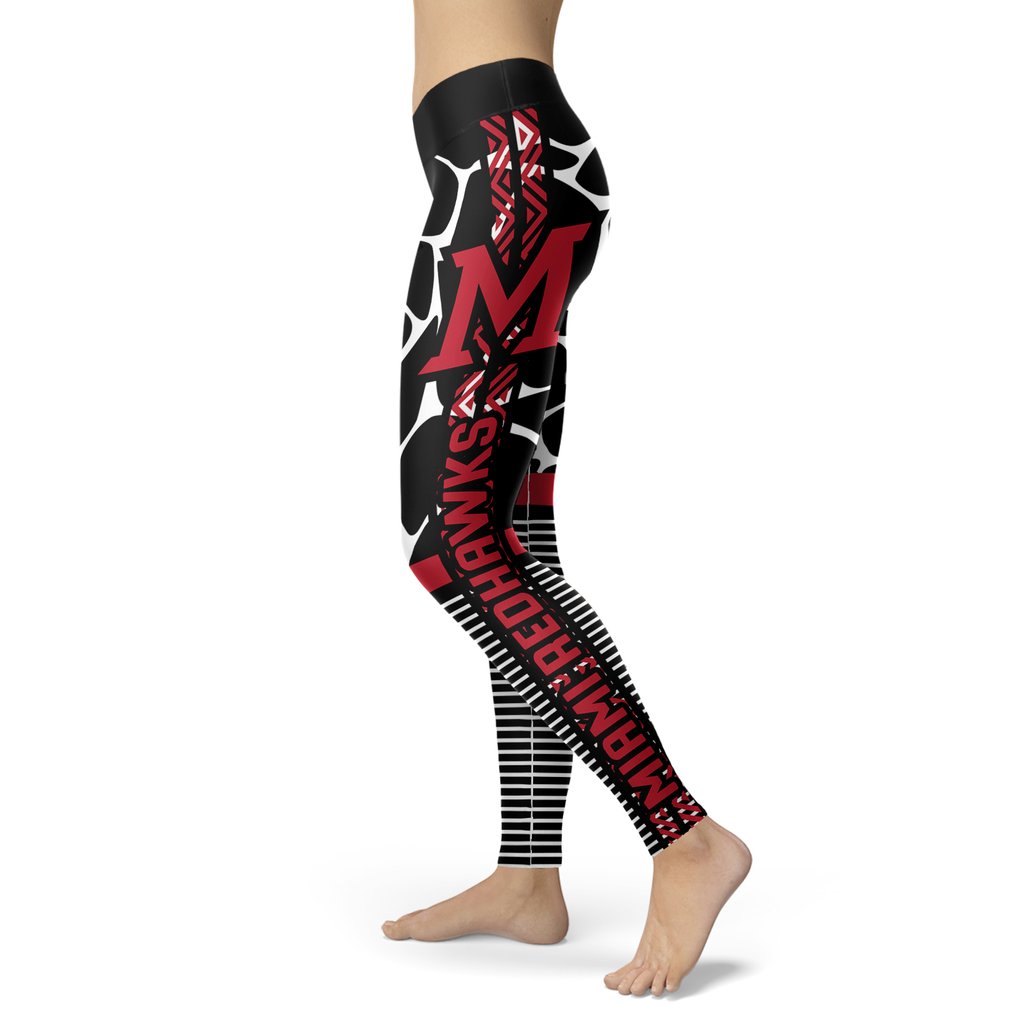 Cool-Air-Lighten-Attractive-Kind-Miami-RedHawks-Leggings-1