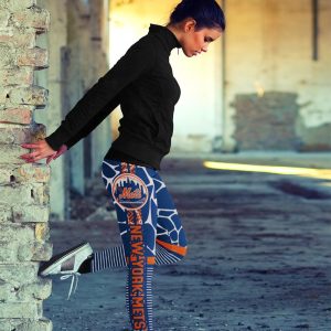 Cool Air Lighten Attractive Kind New York Mets Leggings