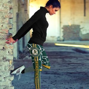 Cool Air Lighten Attractive Kind Oakland Athletics Leggings