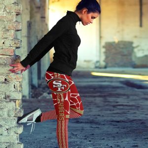 Cool Air Lighten Attractive Kind San Francisco 49ers Leggings