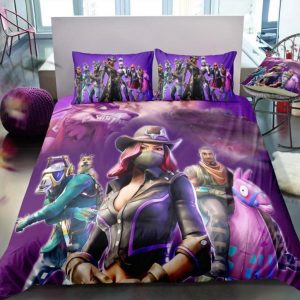 Cosmic Fortnite Gamer Duvet Cover and Pillowcase Set Bedding Set