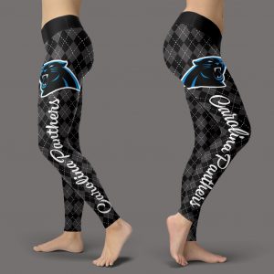 Cosy Seamless Border Wonderful Carolina Panthers Leggings