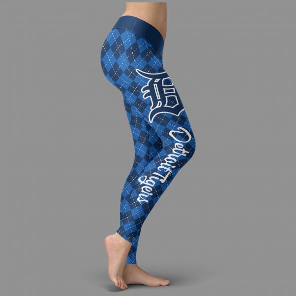 Cosy Seamless Border Wonderful Detroit Tigers Leggings