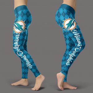 Cosy Seamless Border Wonderful Miami Dolphins Leggings