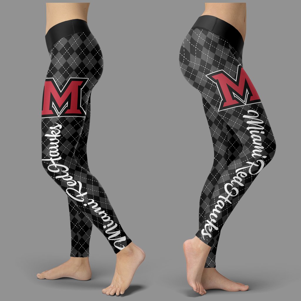Cosy Seamless Border Wonderful Miami RedHawks Leggings Cosy Seamless Border Wonderful Miami RedHawks Leggings