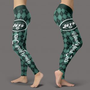 Cosy Seamless Border Wonderful New York Jets Leggings