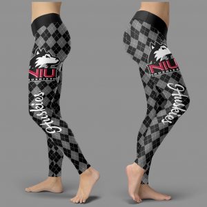 Cosy Seamless Border Wonderful Northern Illinois Huskies Leggings