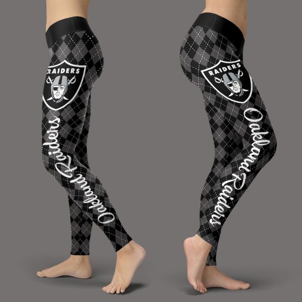 Cosy Seamless Border Wonderful Oakland Raiders Leggings