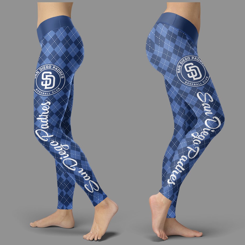 Cosy Seamless Border Wonderful San Diego Padres Leggings Cosy Seamless Border Wonderful San Diego Padres Leggings