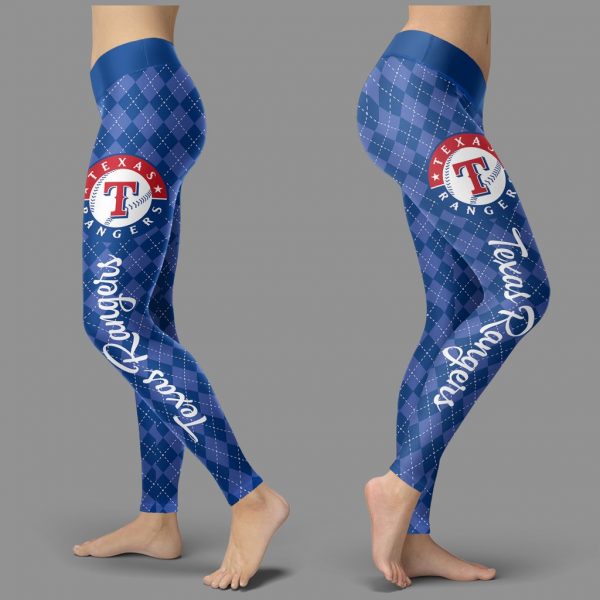 Cosy Seamless Border Wonderful Texas Rangers Leggings