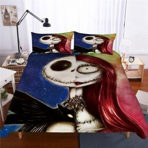 Couple Nightmare Before Christmas Duvet Cover and Pillowcase Set Bedding Set 359