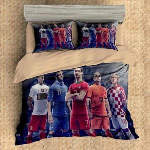 Cristiano Ronaldo 2 Duvet Cover and Pillowcase Set Bedding Set
