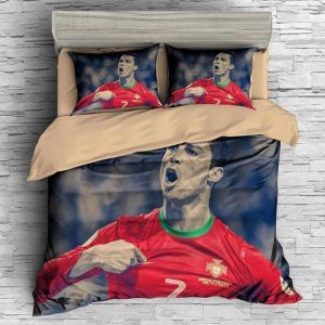 Cristiano Ronaldo 3 Duvet Cover and Pillowcase Set Bedding Set
