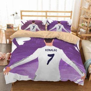 Cristiano Ronaldo 4 Duvet Cover and Pillowcase Set Bedding Set