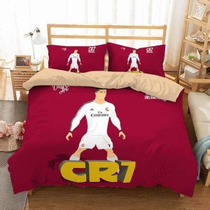 Cristiano Ronaldo 5 Duvet Cover and Pillowcase Set Bedding Set