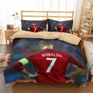 Cristiano Ronaldo 9 Duvet Cover and Pillowcase Set Bedding Set