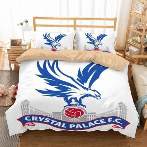 Crystal Palace F C Duvet Cover and Pillowcase Set Bedding Set