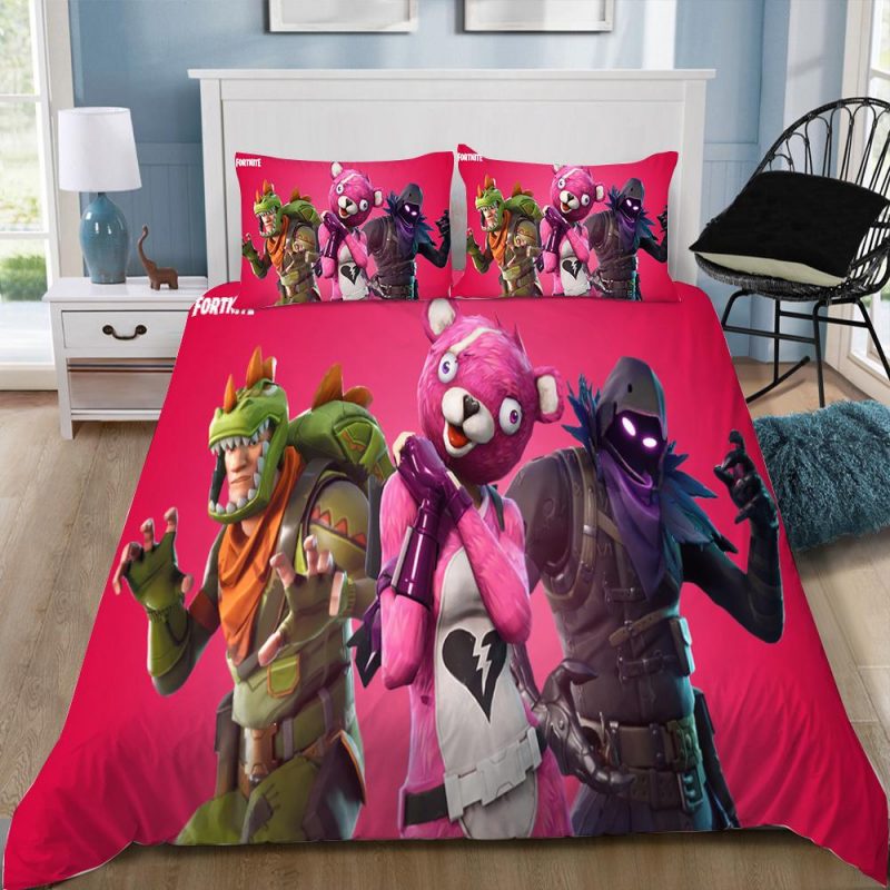 Cuddle Team Leader Fortnite Gamer Duvet Cover and Pillowcase Set Bedding Set Cuddle Team Leader Fortnite Gamer Duvet Cover and Pillowcase Set Bedding Set