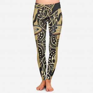 Curly Line Charming Daily Fashion Anaheim Ducks Leggings