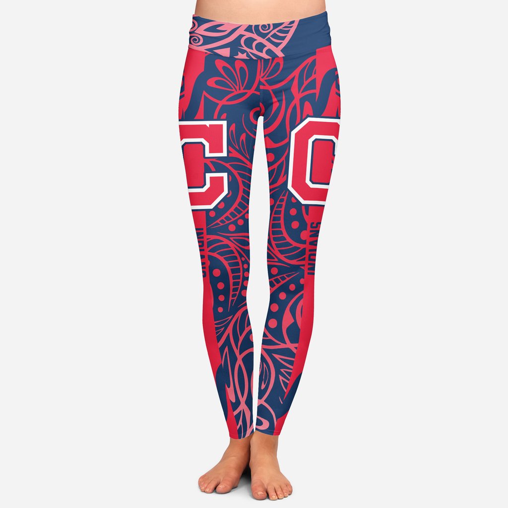 Curly Line Charming Daily Fashion Cleveland Indians Leggings Curly Line Charming Daily Fashion Cleveland Indians Leggings