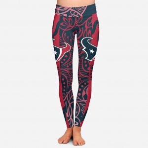 Curly Line Charming Daily Fashion Houston Texans Leggings