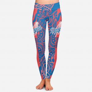 Curly Line Charming Daily Fashion Los Angeles Dodgers Leggings