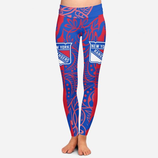 Curly Line Charming Daily Fashion New York Rangers Leggings