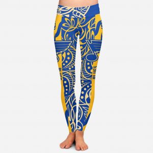 Curly Line Charming Daily Fashion St. Louis Blues Leggings