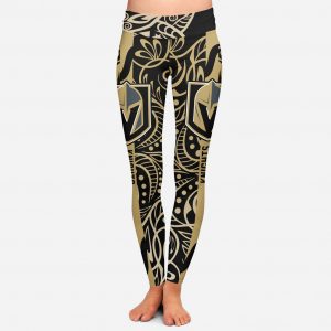 Curly Line Charming Daily Fashion Vegas Golden Knights Leggings