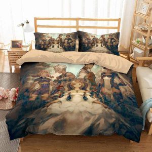 D ize Final Fantasy Duvet Cover and Pillowcase Set Bedding Set