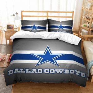Dallas Cowboys Duvet Cover and Pillowcase Set Bedding Set 672