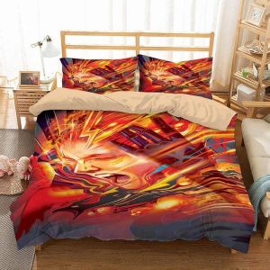Dark Phoenix 2019 X Men Duvet Cover and Pillowcase Set Bedding Set