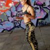 Dizzy Motion Zig Zag Anaheim Ducks Leggings