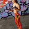Dizzy Motion Zig Zag Chicago Blackhawks Leggings