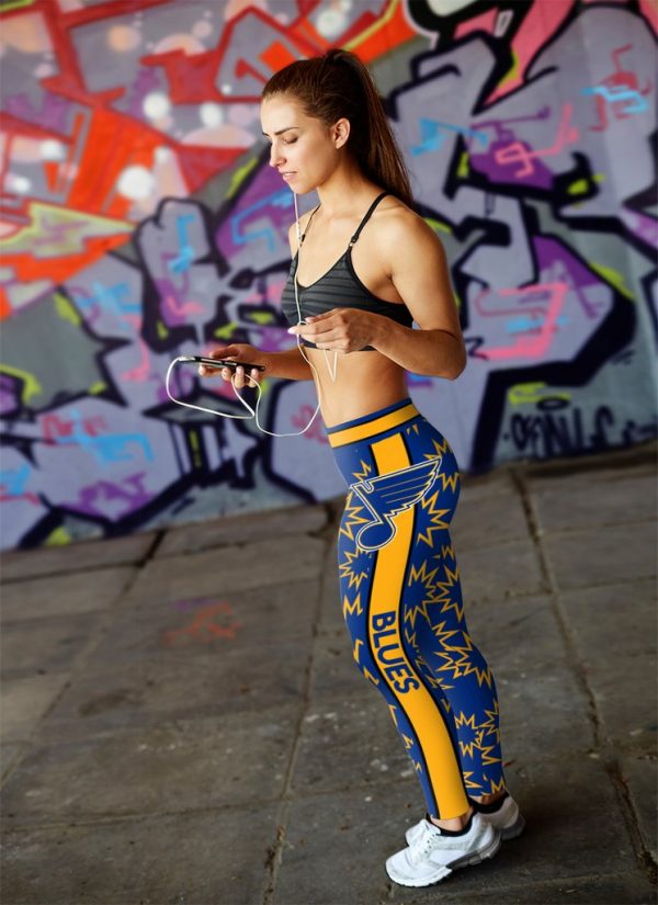 Dizzy Motion Zig Zag St. Louis Blues Leggings