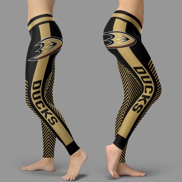 Fashion Gorgeous Fitting Fabulous Anaheim Ducks Leggings