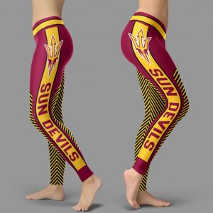 Fashion Gorgeous Fitting Fabulous Arizona State Sun Devils Leggings