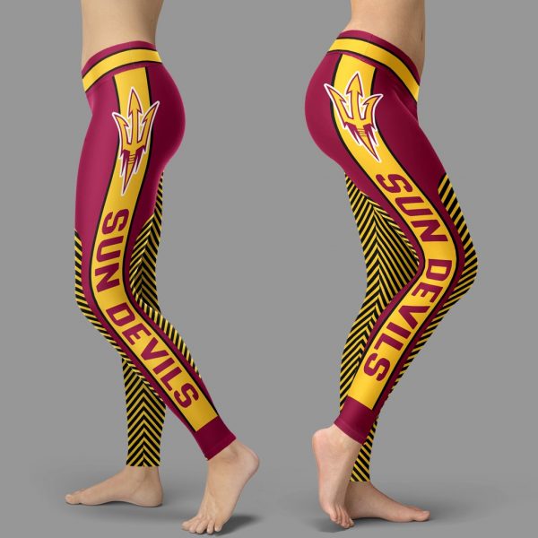 Fashion Gorgeous Fitting Fabulous Arizona State Sun Devils Leggings