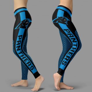 Fashion Gorgeous Fitting Fabulous Carolina Panthers Leggings