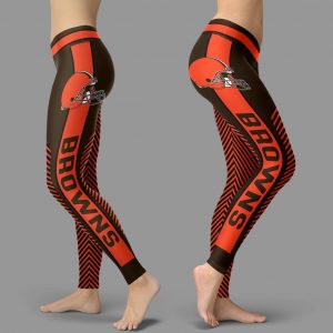 Fashion Gorgeous Fitting Fabulous Cleveland Browns Leggings