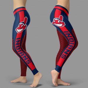 Fashion Gorgeous Fitting Fabulous Cleveland Indians Leggings
