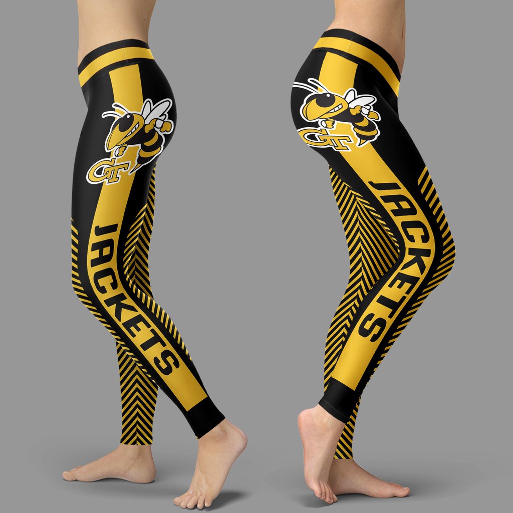 Fashion Gorgeous Fitting Fabulous Georgia Tech Yellow Jackets Leggings Fashion Gorgeous Fitting Fabulous Georgia Tech Yellow Jackets Leggings