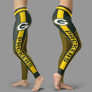 Fashion Gorgeous Fitting Fabulous Green Bay Packers Leggings